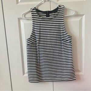 Banana Republic Striped High Neck Tank